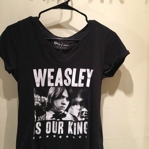 Women's V neck Harry Potter Tee